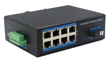 OPK-4500-1GX8GT Seria 8-port 10/100/1000BASE-TX+1000Base-FX Przemysłowy przełącznik Ethernet