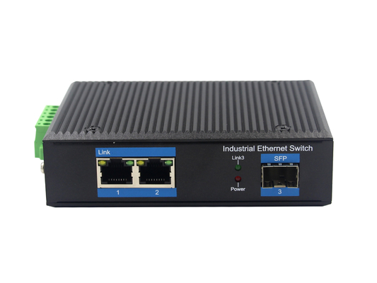 OPK-4500-1GX2GT 10/100/1000Base-TX (PoE) do 1000Base-FX Industrial Media Converter