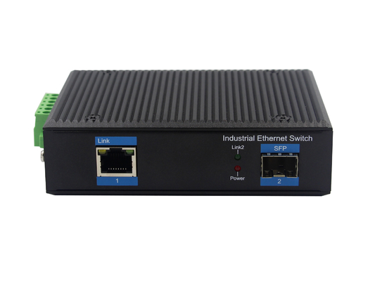 OPK-4500-1GX1GT Din-rail Unmanaged Industrial Ethernet Switch (POE opcjonalnie) 1 port