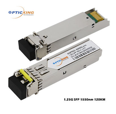 1,25 G SFP 1550 nm 120 km Moduł SFP LC do sieci dostępowej